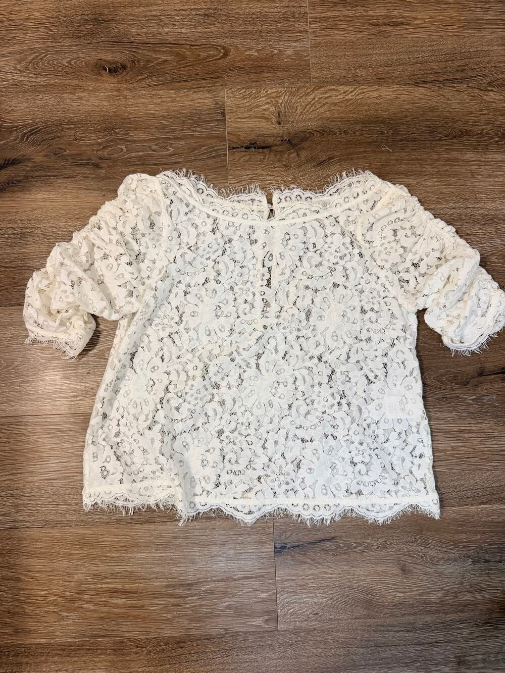 Joie Lace Blouse - Small